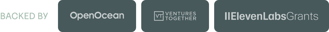 Backed by OpenOcean, Ventures Together, and ElevenLabs Grants
